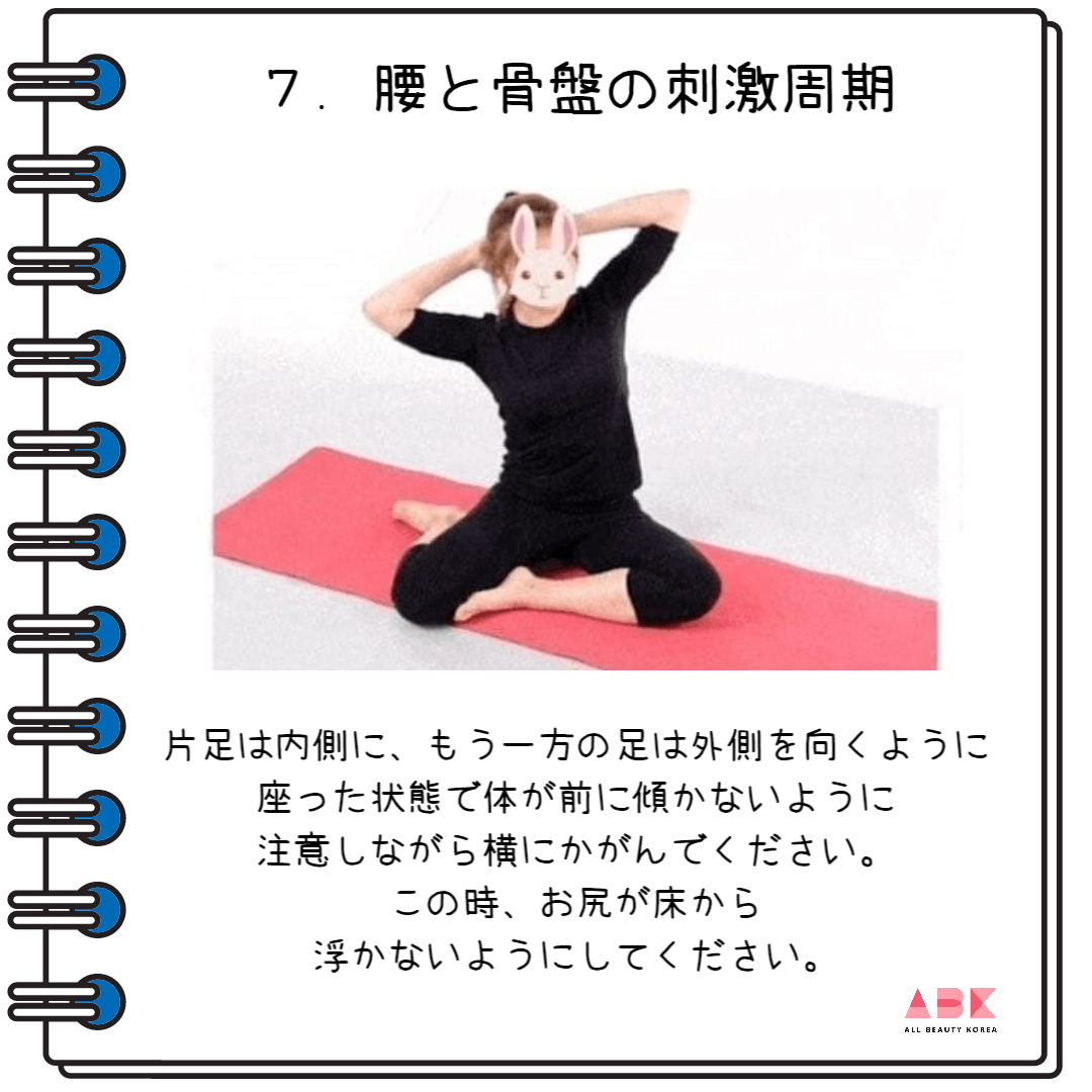 腰と骨盤の刺激周期