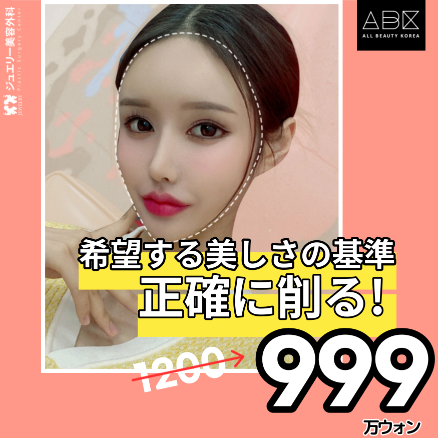 [ジュエリー X ABK]ジュエリー顔面輪郭_999万ウォン💎