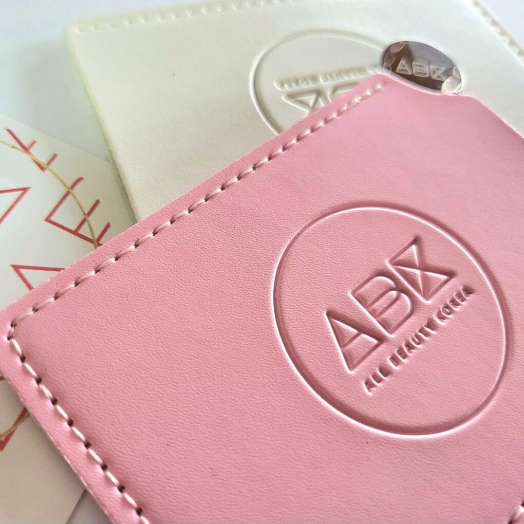 ABK 携帯用角形カードウォレットハンドミラー💳
