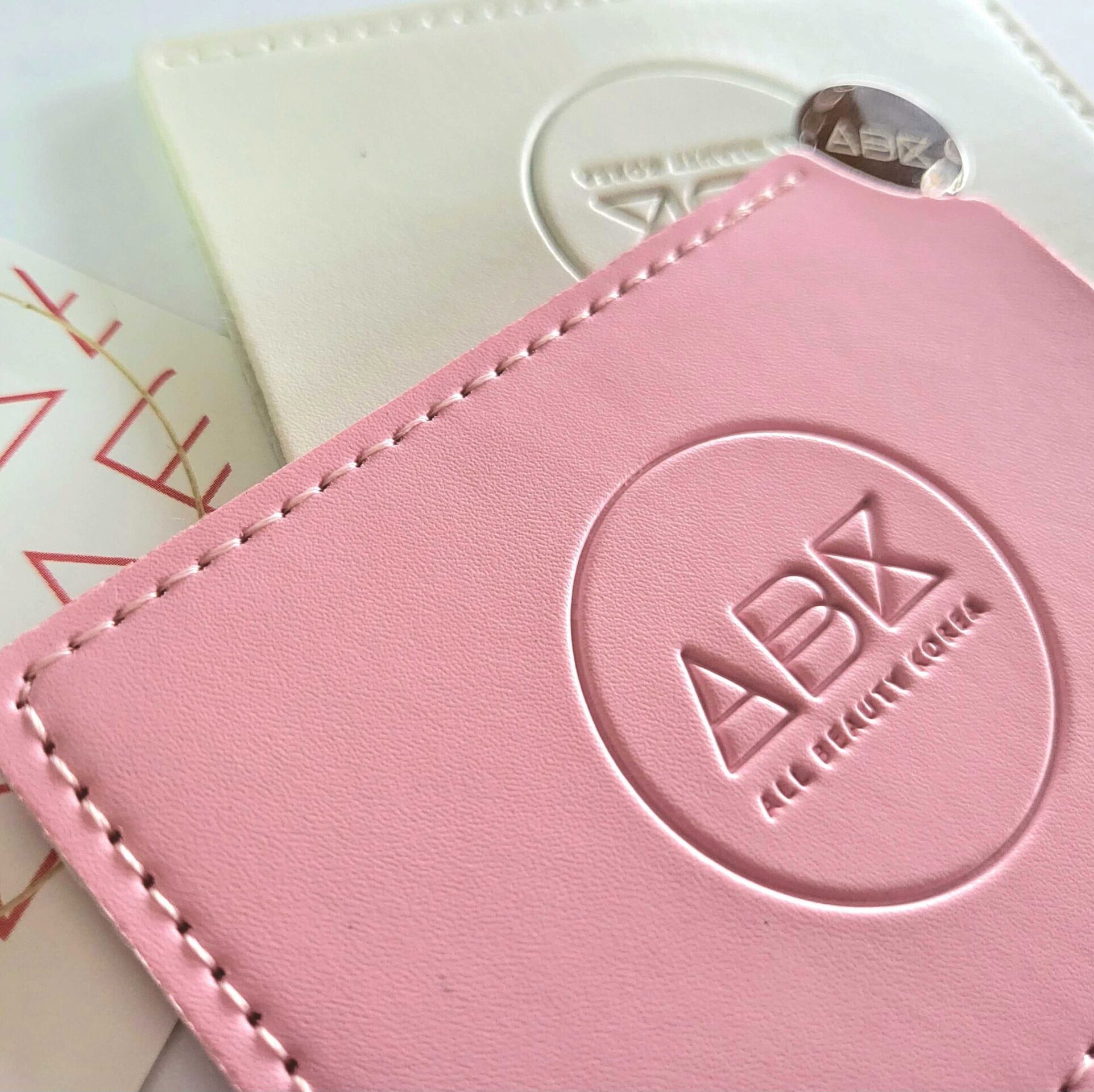 ABK 携帯用角形カードウォレットハンドミラー💳