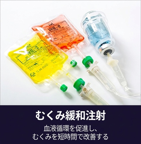 むくみ緩和注射