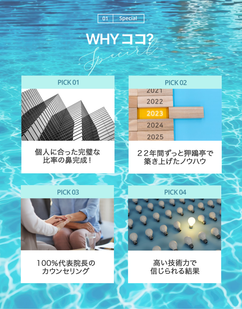 なぜココ美容外科を選ばなければならないのかという4つの理由!