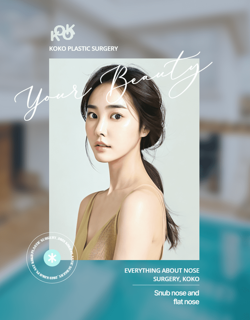 Short and Upturned Lion Nose | Korea's Top Nose Revision Specialist