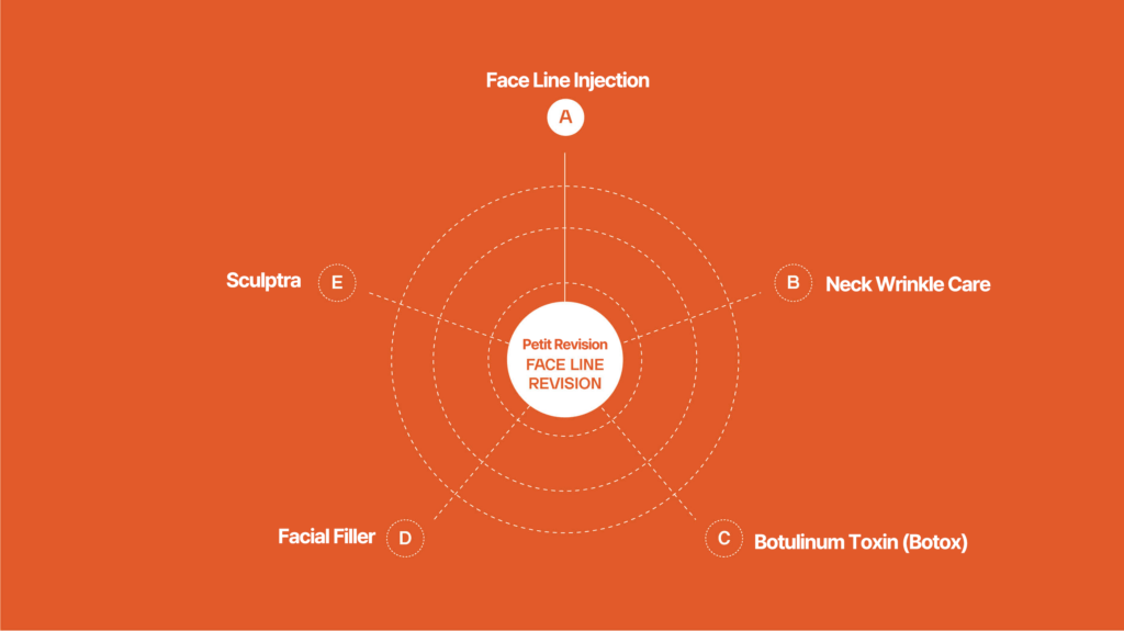 Face Line Revision Treatments Diagram