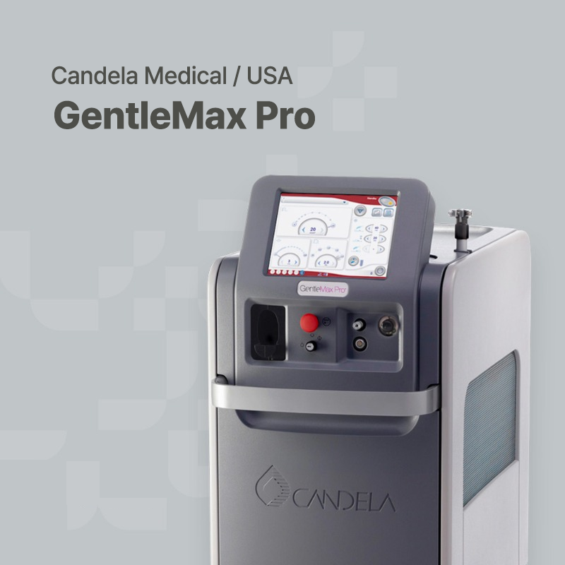 GentleMax Pro laser hair removal system by Candela Medical, advanced aesthetic technology, USA