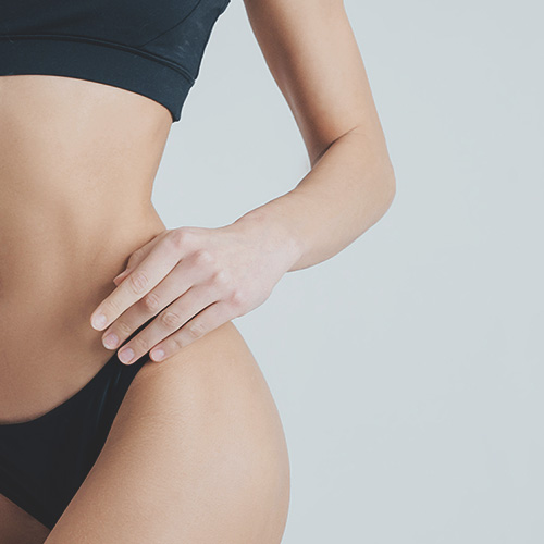 Safe body contouring without side effects - Woman with slim body