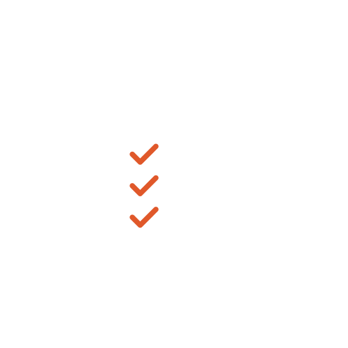 Healthcare checklist with syringe icon, symbolizing medical adherence and precision