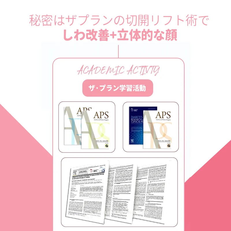 秘密はザプラン美容整形外科の切開リフト技術でしわ改善です。