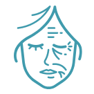 Reduction of nasolabial folds